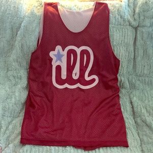 “ILL” mesh jersey MAROON UNISEX!!! Sz M-L
